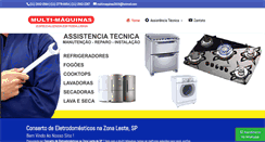 Desktop Screenshot of multimaquinassp.com.br