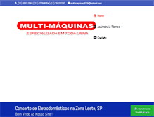 Tablet Screenshot of multimaquinassp.com.br
